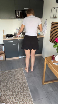 Lifting My Skirt for a Secret View