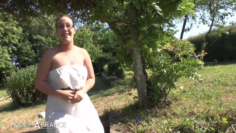 Nude in France: Horny Blonde Cougar Gets Her Ass Hammered and Creamed in...