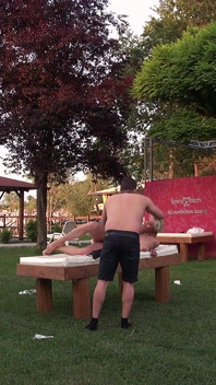 Bts, Hot Thai Girl Get Fucked by Three Horny Guys in a Park