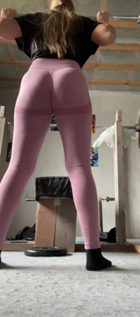 Barbell Squats in Mooie Leggings