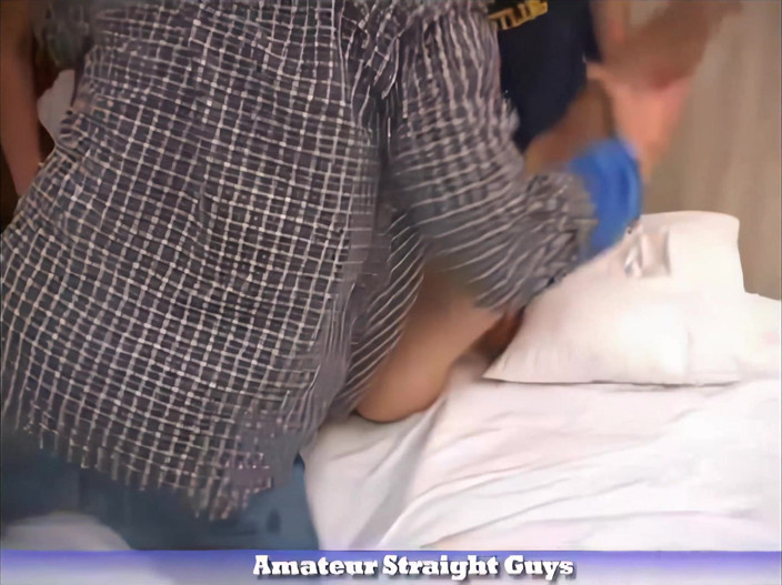 Jay's Amateur Straight Guys: A weekend in Vegas - Three Boys in a bed! Remastered...