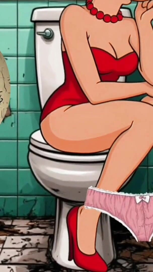 Octopussy Lovers Club: グローリーホール:既婚主婦が口で犯され、汚い公衆トイレで尻穴に