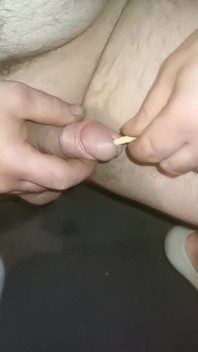 Sounding with Catheter and Sounding Rod Completely Introduced