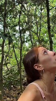 Fucking My Classmate in the Woods Until I Creampie Her Pussy