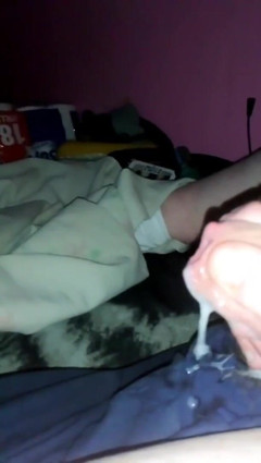 Cock vids and only cock vids.: Chubby guy wanking his little cock compilation
