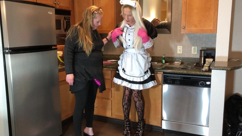 Sissy Bailey Wilde: Crossdressing in Order to Be Hired for Maid Position (full Movie)