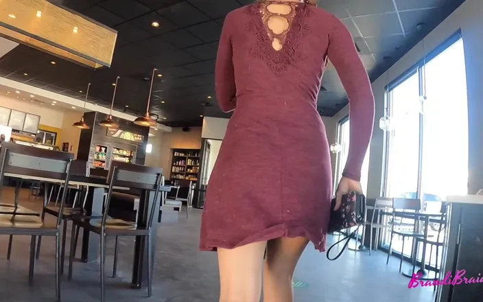 BrandiBraids: Creampied In Car Before Coffee