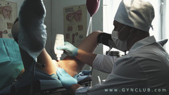 Medical fetish studio gynclub: 硬妇科检查