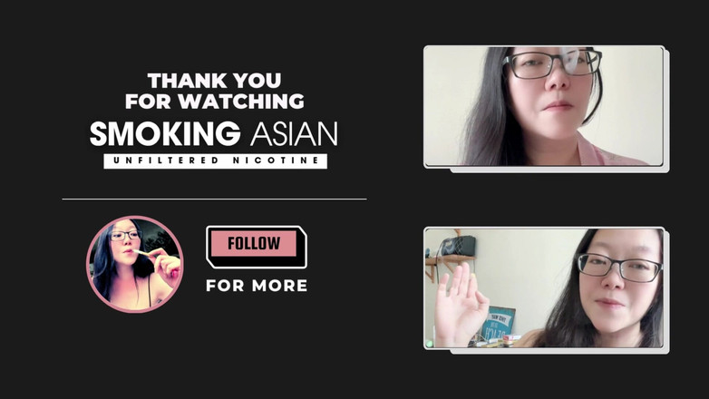 Smoking Asian: Real Smoking Asian MILF Secretly Chainsmoking in My Bathroom &amp; Playing...