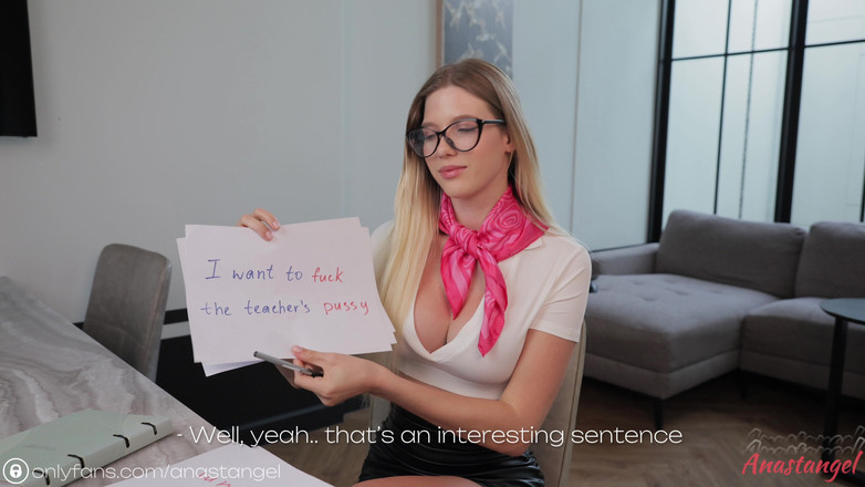 Anastangel: Em primeiro plano - foda minha professora de inglês gostosa Anastangel -...