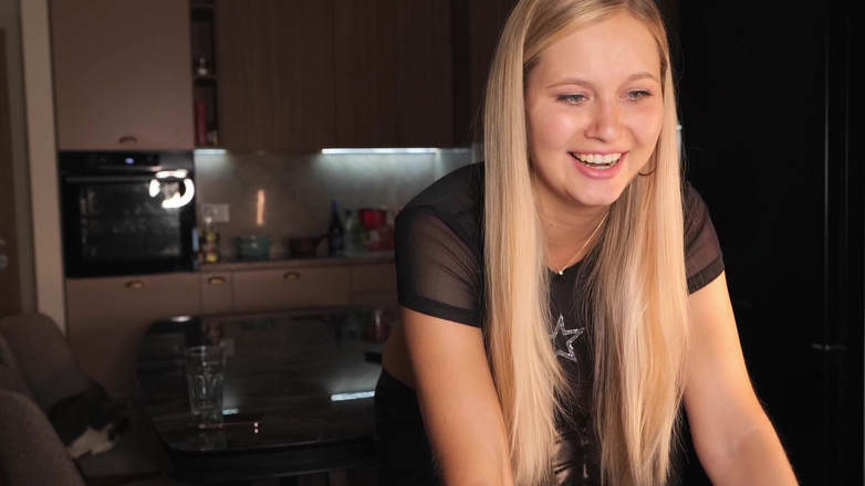 Stella Cardo: The Blonde Found Her Old Clothes and a Vibrator and...