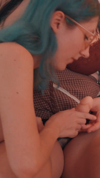 Stepmom Quietly Fucks and Whispers Orders to Her Shy Stepdaughter While Guests Partying in the Next Room... Secret Kitchen Sex