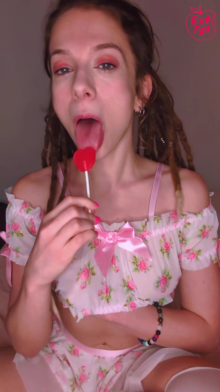 Eva Fay: Eva Fay's Candyland Lollipop dalam pepek saya