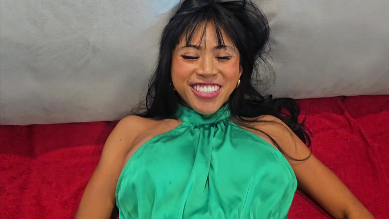 Jon Jon: Sexy Asian Babe Takes BBC Cum