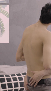 Lover boys tender kiss suck and fuck bareback