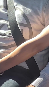 Up Your Skirt and Get in the Cock! Car-sex with Skinny-teen Madison Cumslut
