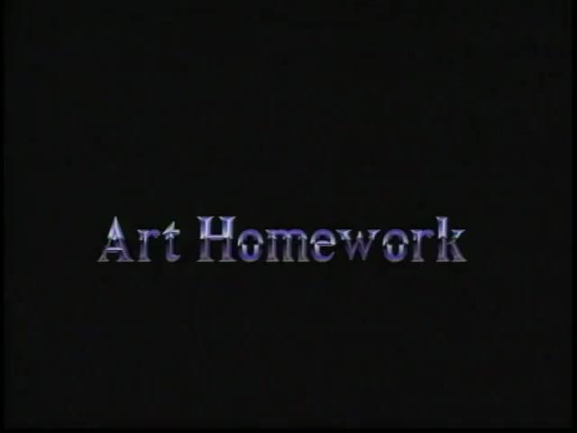 Girl on Girl: Art student bangs girl on the couch