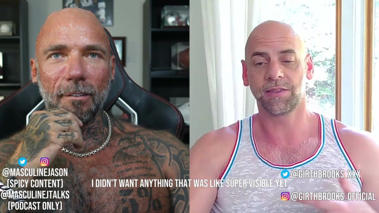 Raw and Uncensored with Masculine Jason: Porn star confessions - Girth Brooks (bölüm 143)