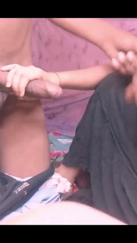 Desi Village Girl Handjob Big Cock and Titty Fucking with Indian BF