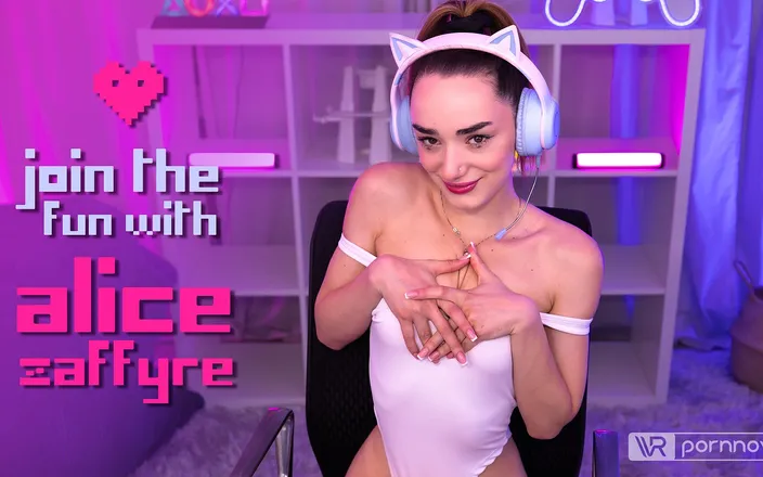 VR pornnow: Erotic Gaming Session Starring Alice Zaffyre