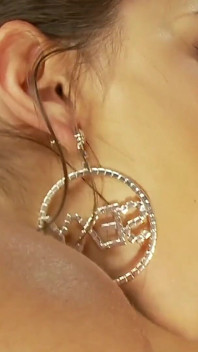 Beauty Lesbos Scene-3 awek lesbian si rambut coklat Kristal Webb dan Jane seksual melancap bersama-sama dengan dildo