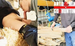 Hetero getrouwde boer wordt gezogen in zijn schuur en we worden bijna betrapt door een andere werknemer (5de bezoek) -mike-