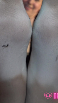 Harmony's Three Week Worn White Socks - Dreamgirls in Socks