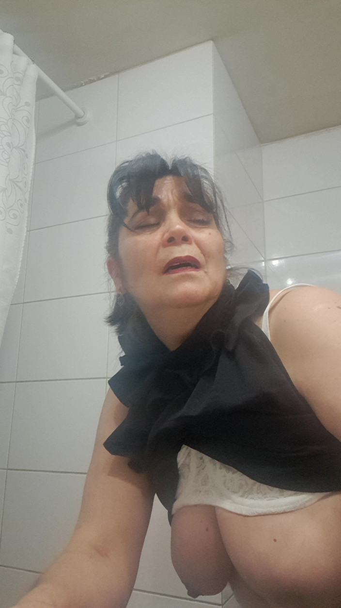 Mommy big hairy pussy: Mom Imagines Having Secret Sex with Him in the Bathroom.