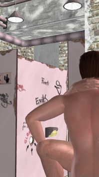 อนิเมชั่น 3D เกย์พอร์น - หนุ่มหล่อเย็ดตูดผู้ชายยืนในห้องน้ำชาย