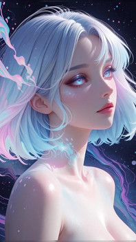 Estetica Ai Art: ritratti nudi in Neon Dreams