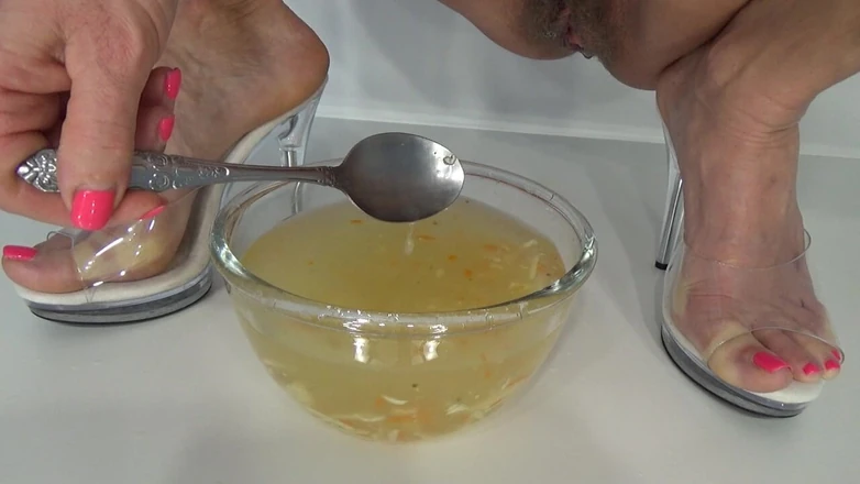 AnnaBUST: Step Aunt Anya Pees in Your Soup