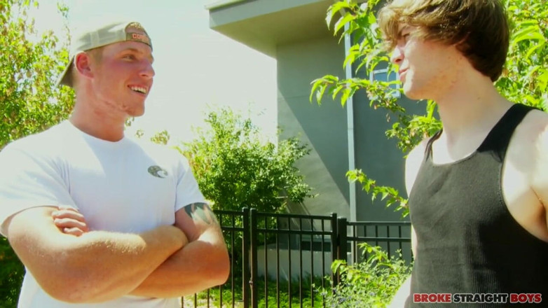 Broke Straight Boys: Ronan Kennedy ve Connor flip sikişiyor