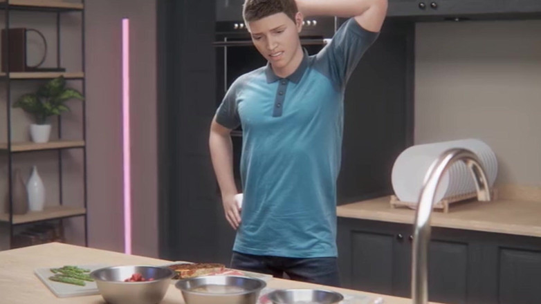 Hot sex game: 화장실에서 뮤 새엄마 따먹기