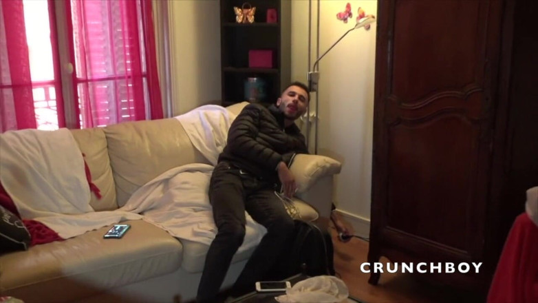 Gay fucked by surprise by straight friend: Max creampied in jockstrpa by xxl blakc cock
