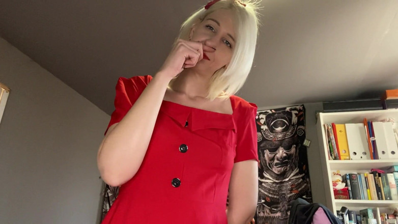 Cuteblonde666: Gonna con la figa pelosa u p
