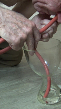 Rinse your nose with the home helper's piss!