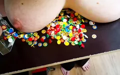 Push my nipples into thumbstacks