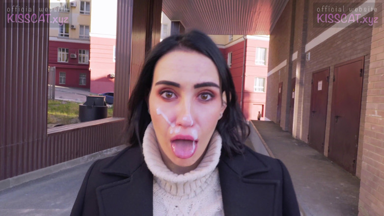 KissCat: Seks anal berisiko dengan facial cum walk - agen menjemput siswa...