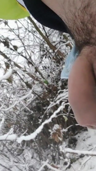 Peeing in Snow Land- Snow Everywhere
