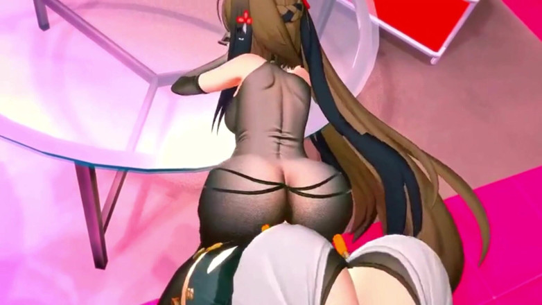 NSFWOtaku: Zenless zone zero - ye shunguang sert seks sahnesi - 3 boyutlu hentai...