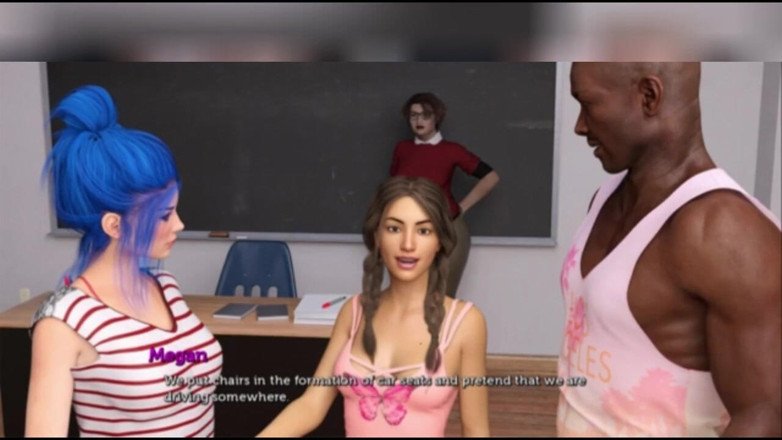 3DXXXTEEN2 Cartoon: Liam pops his black cherry. 3D porn cartoon sex