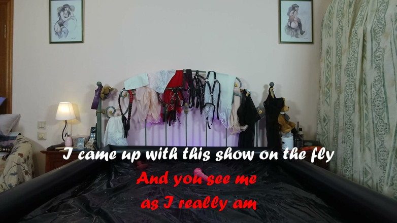 Sissy Cummy Lingerie: Michelle Ernandes Web Show in Cum Soaked Lingerie