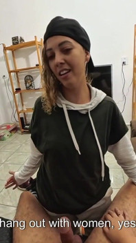 Lesbian Neighbor Took a Cock in Her Pussy Until the Cumshot.