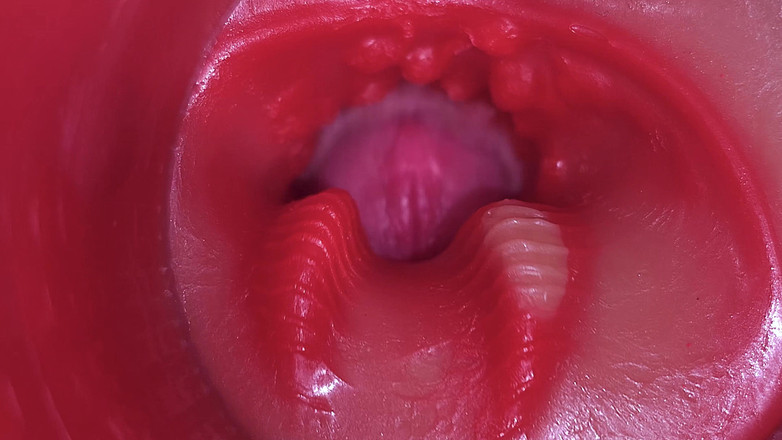 Creme sperm: 질에 쩌는 정액. 뛰어난 내부 카메라