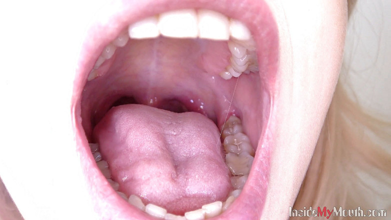 Inside My Mouth: Angel Wicky 풀HD의 입 페티쉬 클립 - 내 입 안에