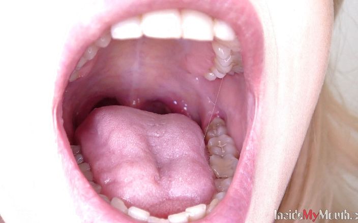 Inside My Mouth: Mouth fetish clip with Angel Wicky fullhd - Inside my mouth