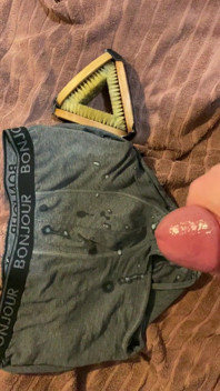 Cumming on Underwear