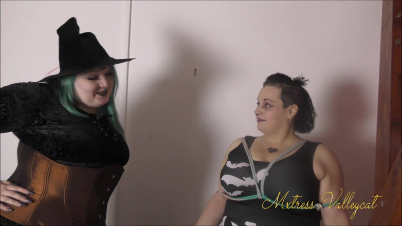 Mxtress Valleycat: Hexe von brattigem sub gefesselt