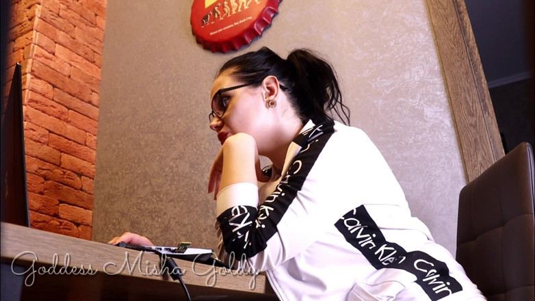Goddess Misha Goldy: Jerk While I Am Humiliating You and Shopping Online with...
