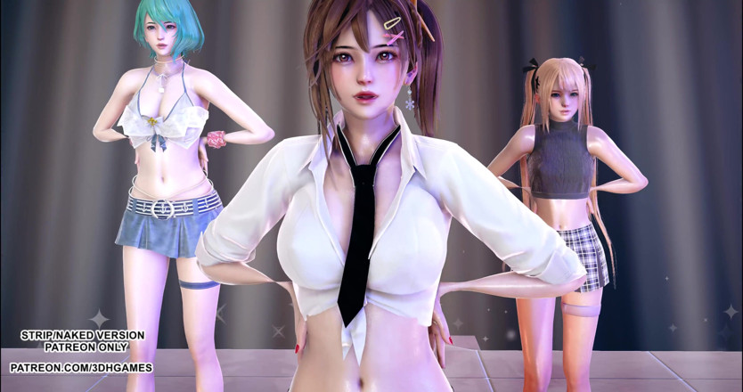 3D-Hentai Games: [mmd] conqueror doa Marie Rose Misaki Tamaki hot dance 4k 60fps